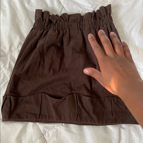 100% cotton BCBGeneration skirt - brown - Picture 4 of 5